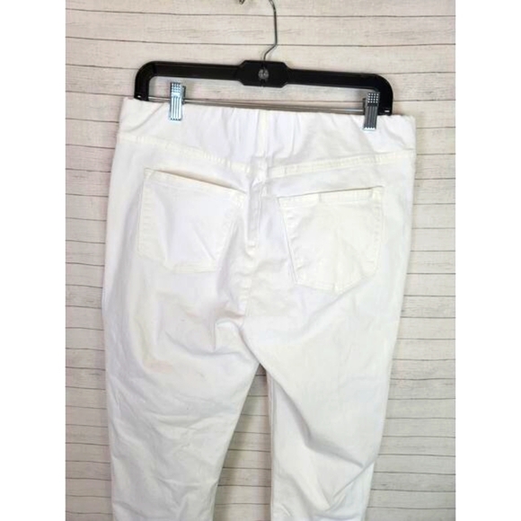 SOFT SURROUNDINGS THE ULTIMATE PULL ON SKINNY JEANS IN WHITE, SZ MEDIUM - Picture 8 of 14